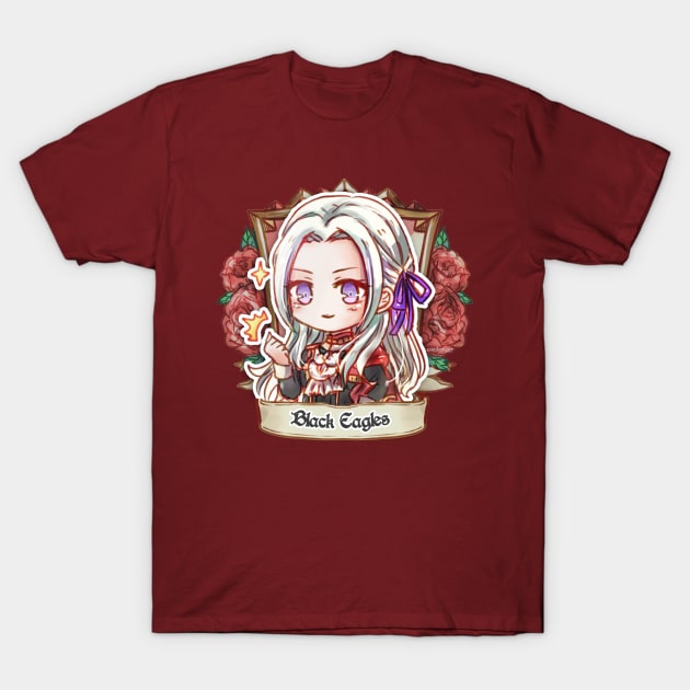 Edelgard of the Black Eagles! T-Shirt by candypiggy